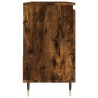 Armoire de bain chêne fumé 65x33x60 cm bois d'ingénierie 631336631336