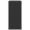 Boîte à coussins de jardin Résine tressée 100x49x103,5 cm Noir 631346631346