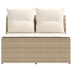 2 Pièce Canapé du milieu de jardin avec table relevable 631347631347