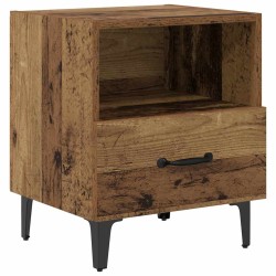 Cabinet de chevet avec tiroir Bois ancien 40 x 35 x 47,5 cm 631349631349