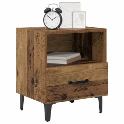 Cabinet de chevet avec tiroir Bois ancien 40 x 35 x 47,5 cm 631349631349