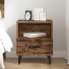 Cabinet de chevet avec tiroir Bois ancien 40 x 35 x 47,5 cm 631349631349