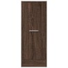 Armoire apothicaire chêne marron 30x41x77,5cm bois d'ingénierie 631352631352