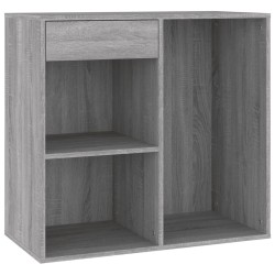 Armoire cosmétique Sonoma gris 80x40x75 cm Bois d'ingénierie 631354631354