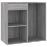 Armoire cosmétique Sonoma gris 80x40x75 cm Bois d'ingénierie 631354631354