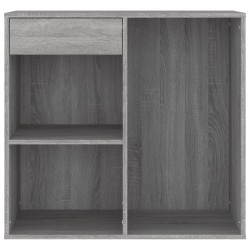 Armoire cosmétique Sonoma gris 80x40x75 cm Bois d'ingénierie 631354631354