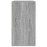 Armoire cosmétique Sonoma gris 80x40x75 cm Bois d'ingénierie 631354631354