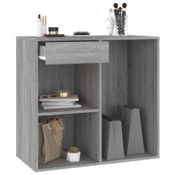 Armoire cosmétique Sonoma gris 80x40x75 cm Bois d'ingénierie 631354631354