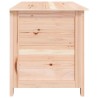 Boîte à coussins d'extérieur 100x50x56 cm Bois de sapin massif 631358631358
