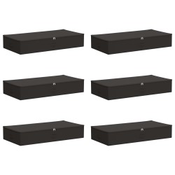 Boîte de rangement 6 pcs Anthracite 100 x 50 x 18 cm 631359631359