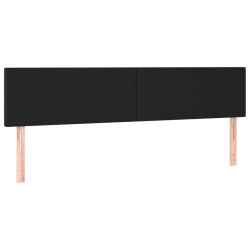 Tête de lit à LED Noir 180x5x78/88 cm Similicuir 631361631361