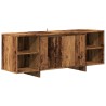 Meuble TV vieux bois 130x35x50 cm bois d'ingénierie 631374631374