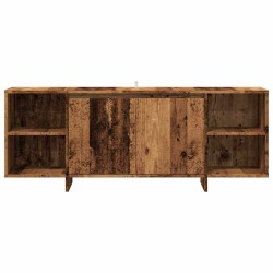 Meuble TV vieux bois 130x35x50 cm bois d'ingénierie 631374631374