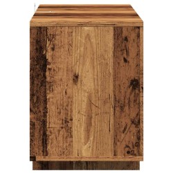Meuble TV vieux bois 130x35x50 cm bois d'ingénierie 631374631374