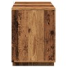 Meuble TV vieux bois 130x35x50 cm bois d'ingénierie 631374631374