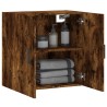 Armoire murale chêne fumé 60x31x60 cm bois d'ingénierie 631379631379
