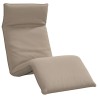 Transat pliant taupe 175 x 54 x 8,5 cm tissu Oxford 631380631380