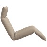 Transat pliant taupe 175 x 54 x 8,5 cm tissu Oxford 631380631380