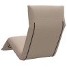 Transat pliant taupe 175 x 54 x 8,5 cm tissu Oxford 631380631380