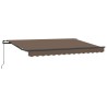 Auvent Rétractable Taupe 3,5 x 2 m tissu 631381631381