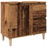 Armoire lavabo vieux bois 65x33x60 cm bois d'ingénierie 631385631385