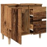 Armoire lavabo vieux bois 65x33x60 cm bois d'ingénierie 631385631385