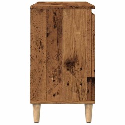 Armoire lavabo vieux bois 65x33x60 cm bois d'ingénierie 631385631385