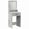 Table de Toilette Gris béton 50 x 41 x 135 cm Bois d'ingénierie 631388631388