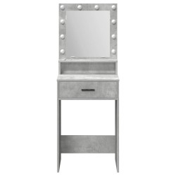 Table de Toilette Gris béton 50 x 41 x 135 cm Bois d'ingénierie 631388631388