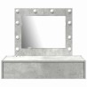 Table de Toilette Gris 83 x 40 x 70 cm Bois d'ingénierie 631389631389