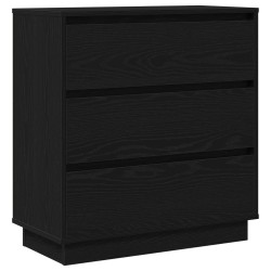Cabinet de chevet avec tiroir Chêne noir 71 x 34,5 x 75 cm 631392631392