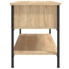 Meuble TV Chêne Sonoma 100x35x45 cm Bois d'ingénierie 631397631397