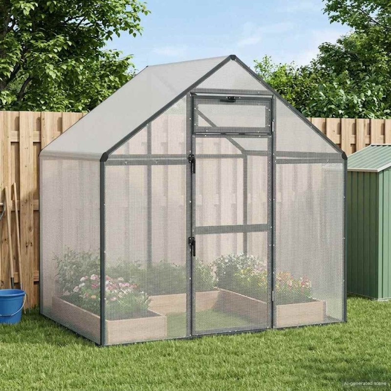 Cage pour oiseaux Anthracite 181,5 x 110,5 x 173,5 cm 631404631404