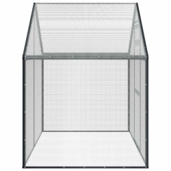 Cage pour oiseaux Anthracite 181,5 x 110,5 x 173,5 cm 631404631404