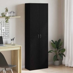 Cabinet de Bureau Chêne noir 60 x 32 x 190 cm Bois d'ingénierie 631409631409