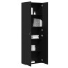 Cabinet de Bureau Chêne noir 60 x 32 x 190 cm Bois d'ingénierie 631409631409