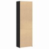 Cabinet de Bureau Chêne noir 60 x 32 x 190 cm Bois d'ingénierie 631409631409