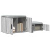 Armoire de rangement 2 pcs Gris Sonoma 103 x 41 x 40 cm 631415631415