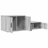 Armoire de rangement 2 pcs Gris Sonoma 103 x 41 x 40 cm 631415631415