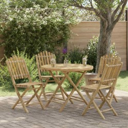 Chaise de jardin 4 pcs Naturel Bambou 631417631417