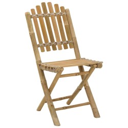 Chaise de jardin 4 pcs Naturel Bambou 631417631417