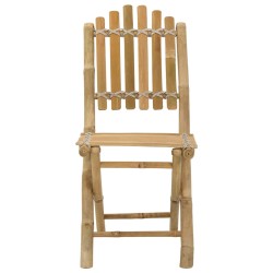 Chaise de jardin 4 pcs Naturel Bambou 631417631417