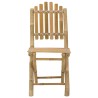 Chaise de jardin 4 pcs Naturel Bambou 631417631417