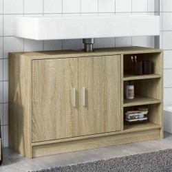 Armoire d'évier chêne sonoma 90x29x55 cm bois d'ingénierie 631421631421