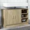 Armoire d'évier chêne sonoma 90x29x55 cm bois d'ingénierie 631421631421