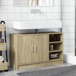 Armoire d'évier chêne sonoma 90x29x55 cm bois d'ingénierie 631421631421