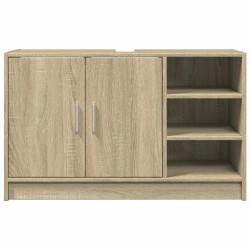 Armoire d'évier chêne sonoma 90x29x55 cm bois d'ingénierie 631421631421