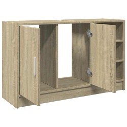 Armoire d'évier chêne sonoma 90x29x55 cm bois d'ingénierie 631421631421