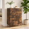 Armoire à tiroirs Chêne fumé 66 x 34,5 x 90 cm 631422631422