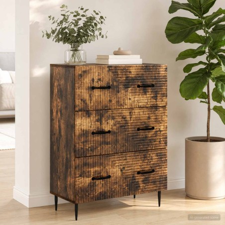 Armoire à tiroirs Chêne fumé 66 x 34,5 x 89,5 cm 631424631424